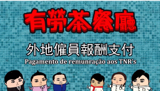 Pagamento de remunração aos TNR’s